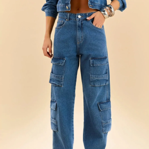 CALÇA SUPER CARGO JEANS