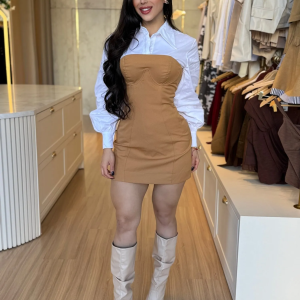 CONJUNTO GRETA CARAMELO