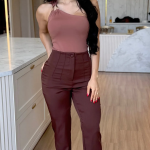 CALÇA ADRIANA MARROM