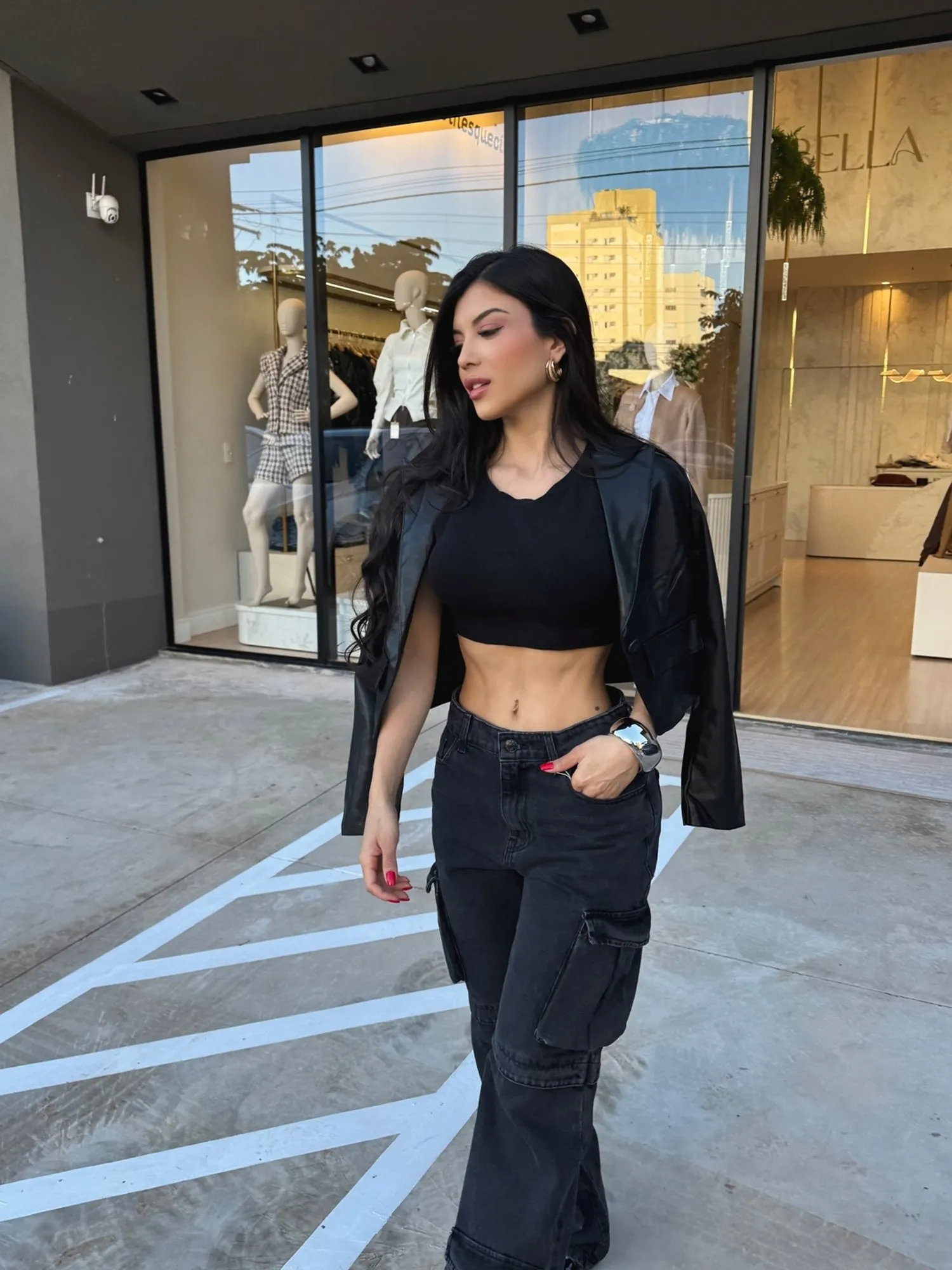 CALÇA CARGO BLACK PRETO