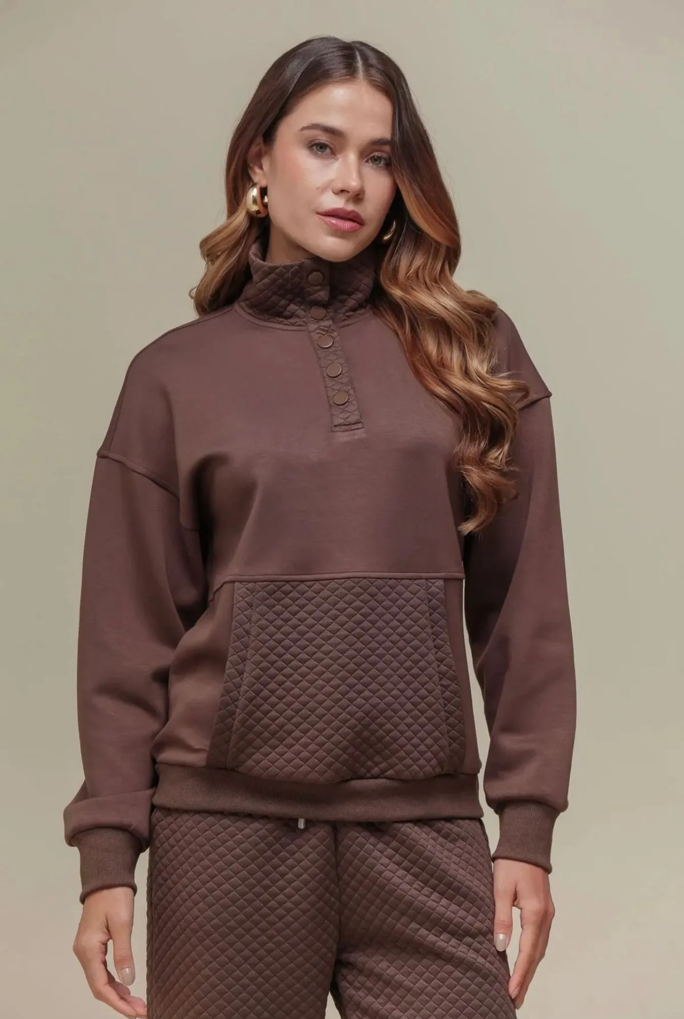 BLUSA LAVINIA MARROM